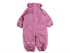 CeLaVi mellow mauve rain suit with fleece lining